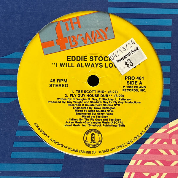 Eddie Stockley – I Will Always Love You