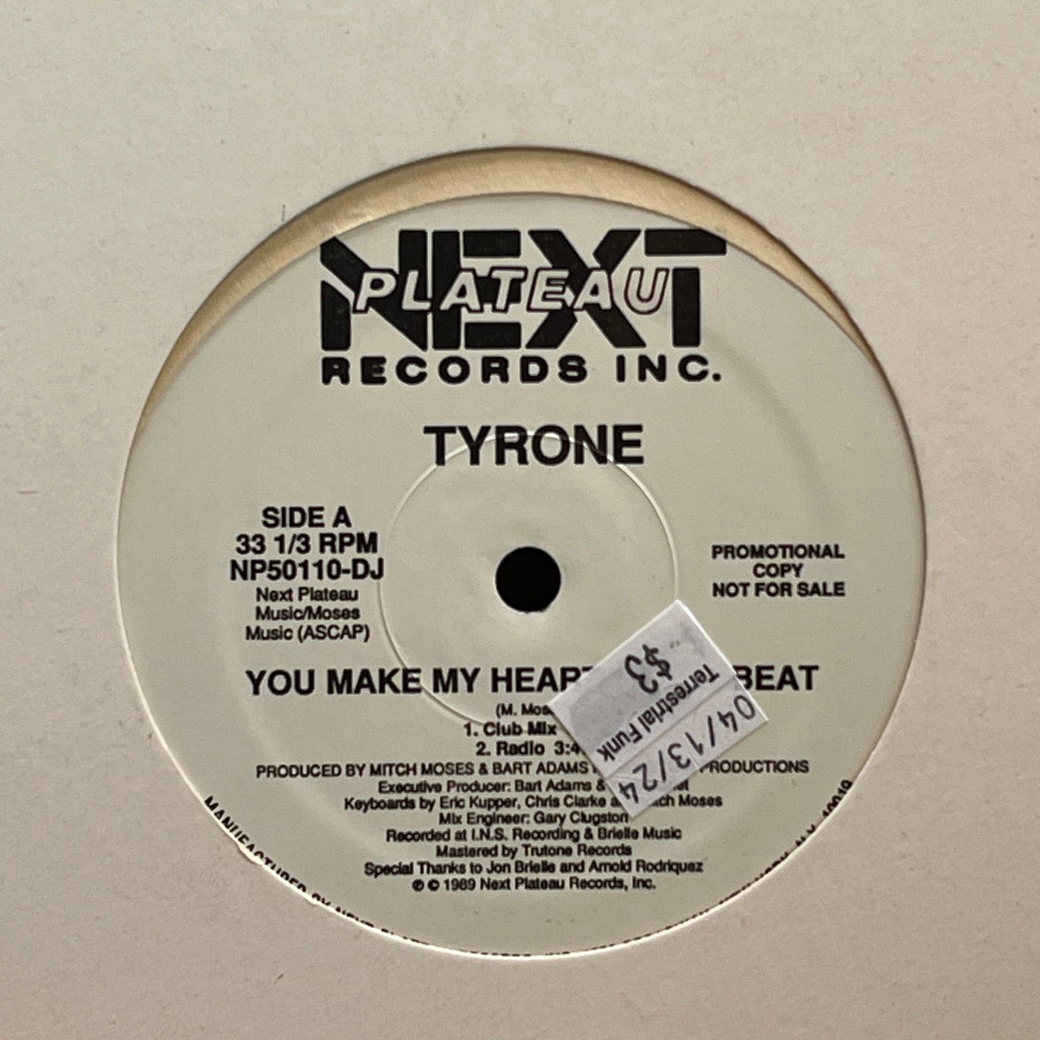 Tyrone – You Make My Heart Skip A Beat