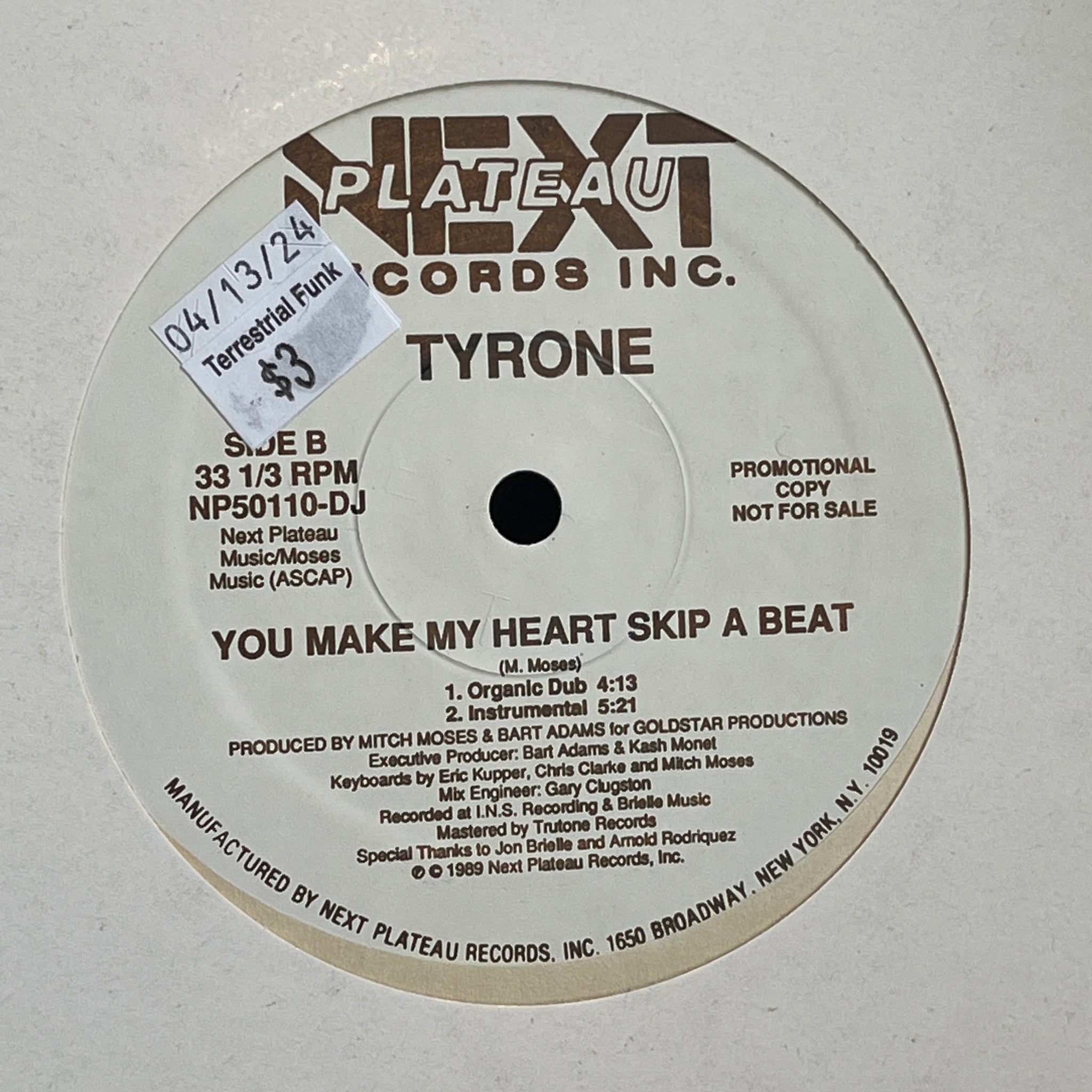 Tyrone – You Make My Heart Skip A Beat