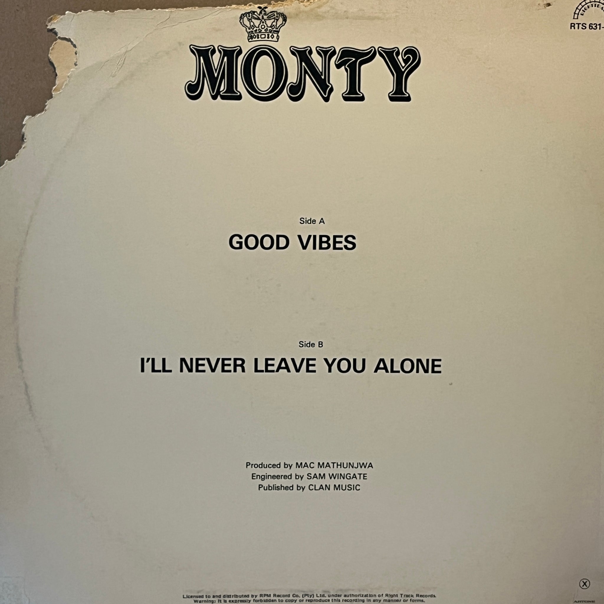 Monty – Good Vibes