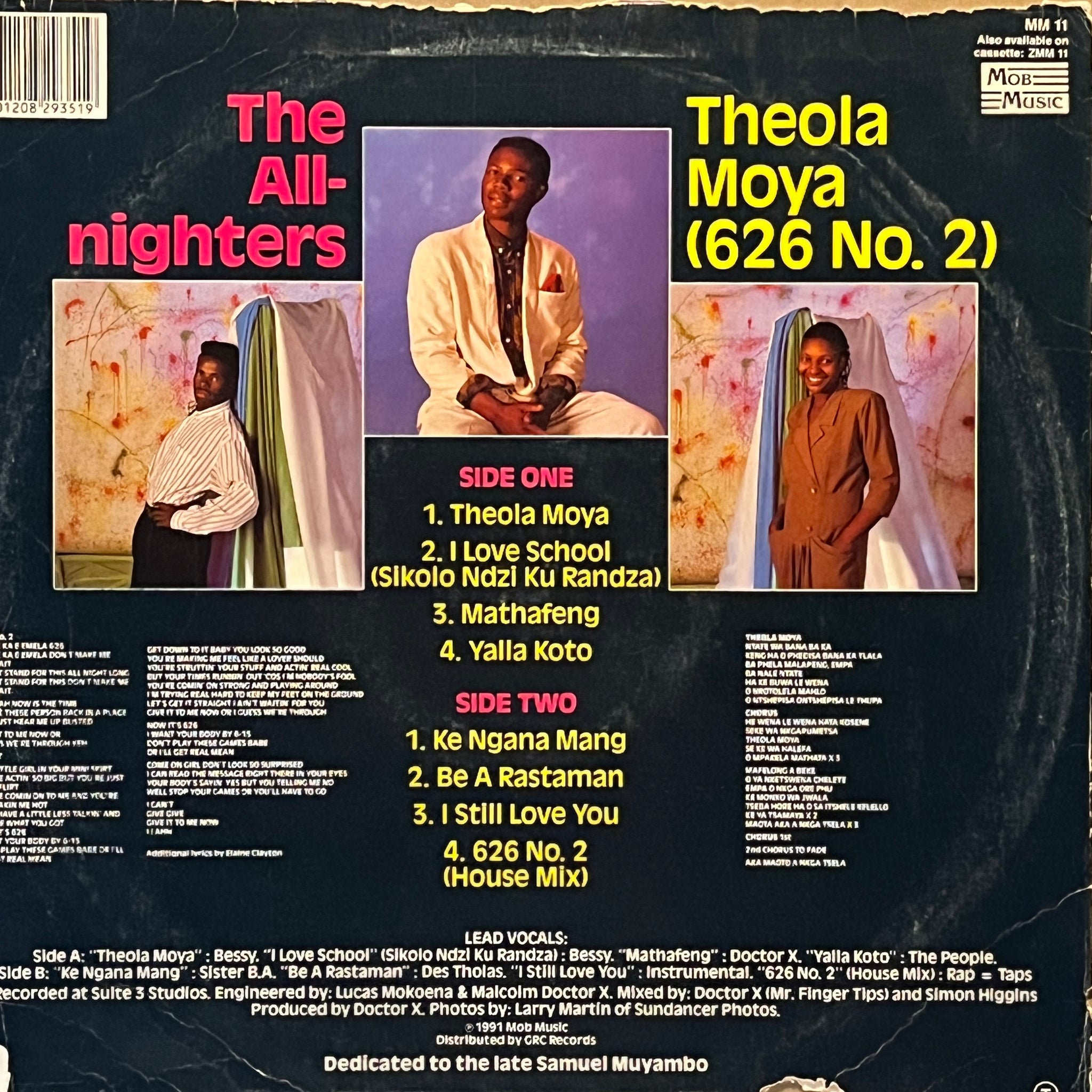 The Allnighters – Theola Moya (626 No.2)