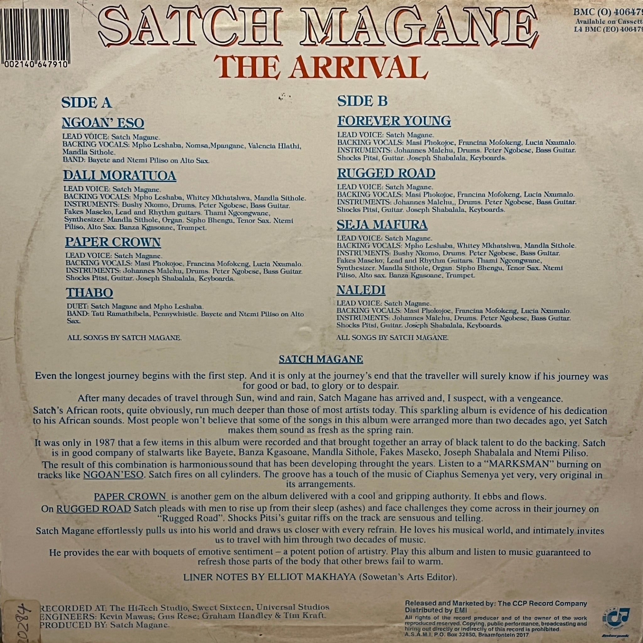 Satch Magane – The Arrival