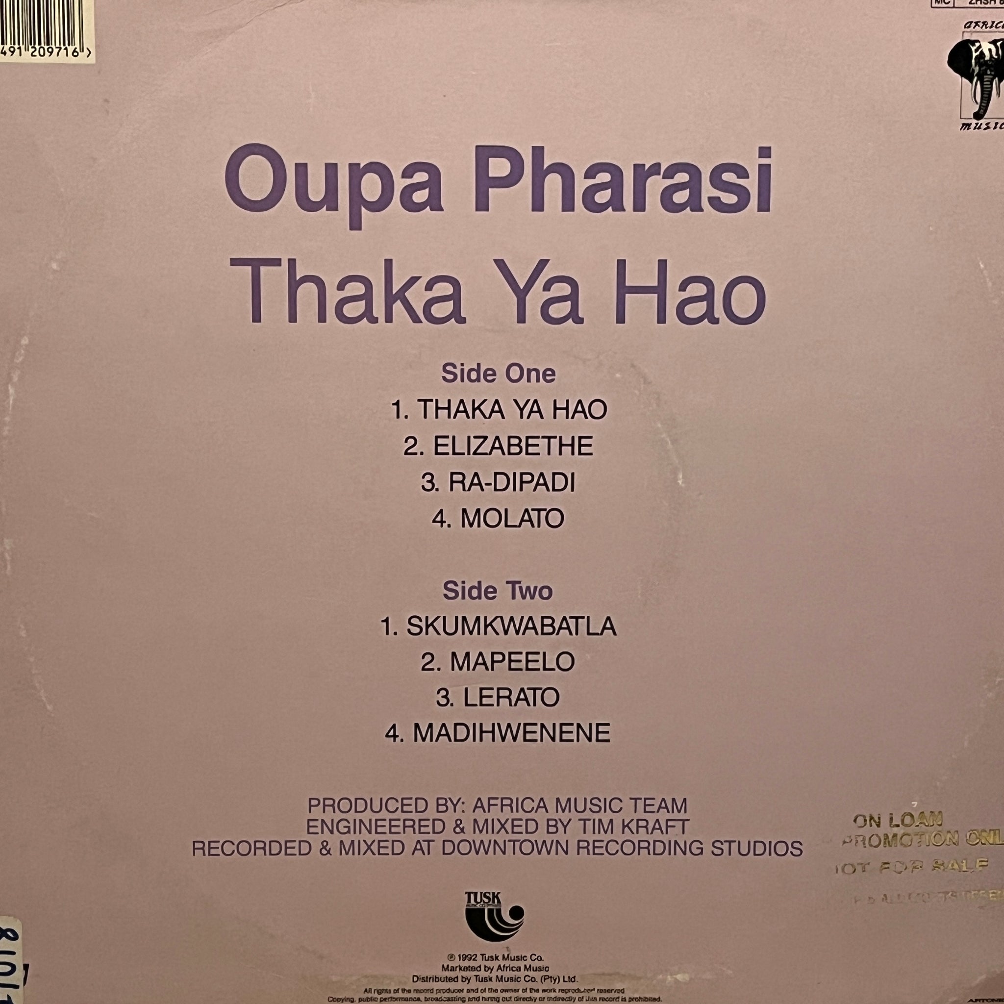 Oupa Pharasi – Thaka Ya Hao