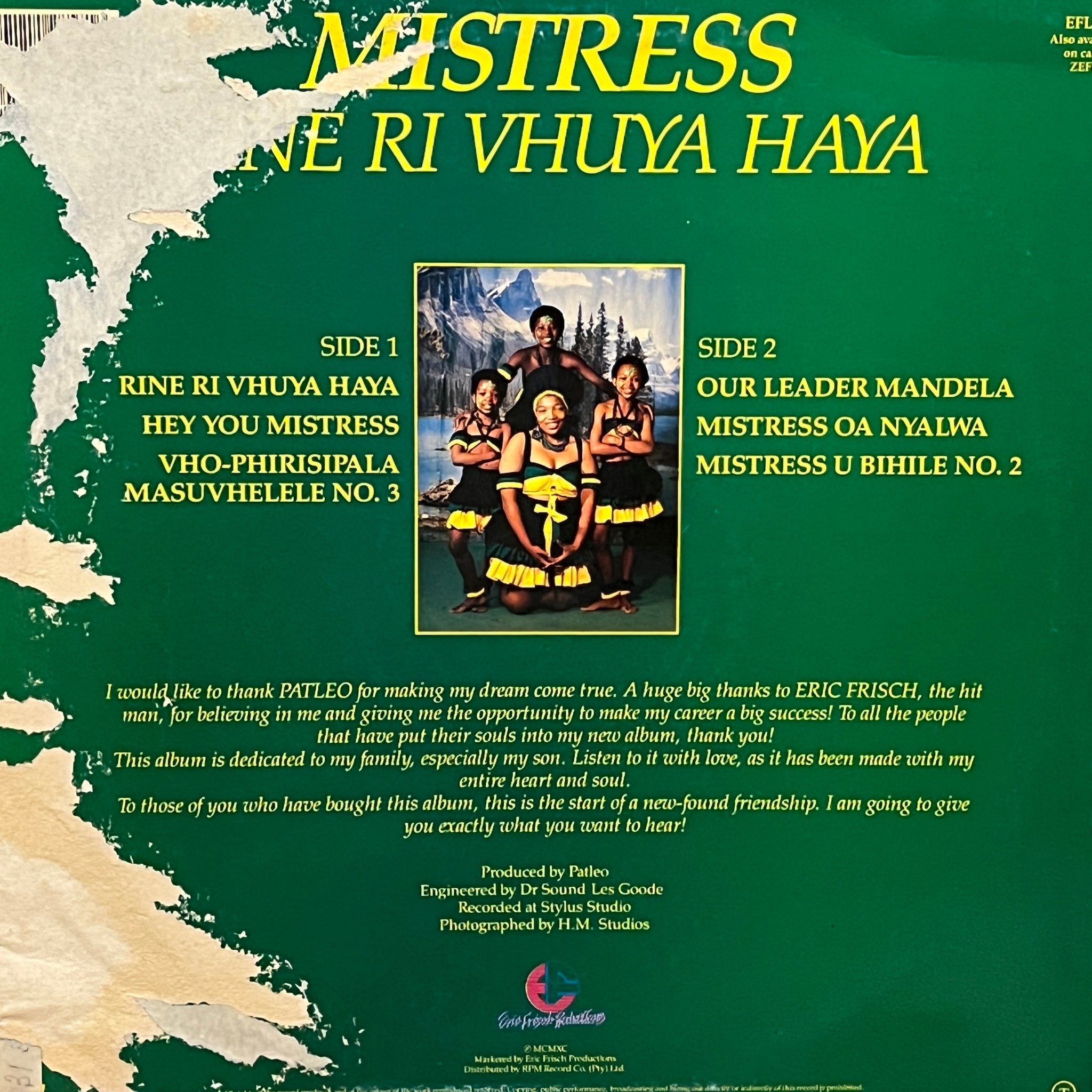 Mistress – Rine Ri Vhuya Haya