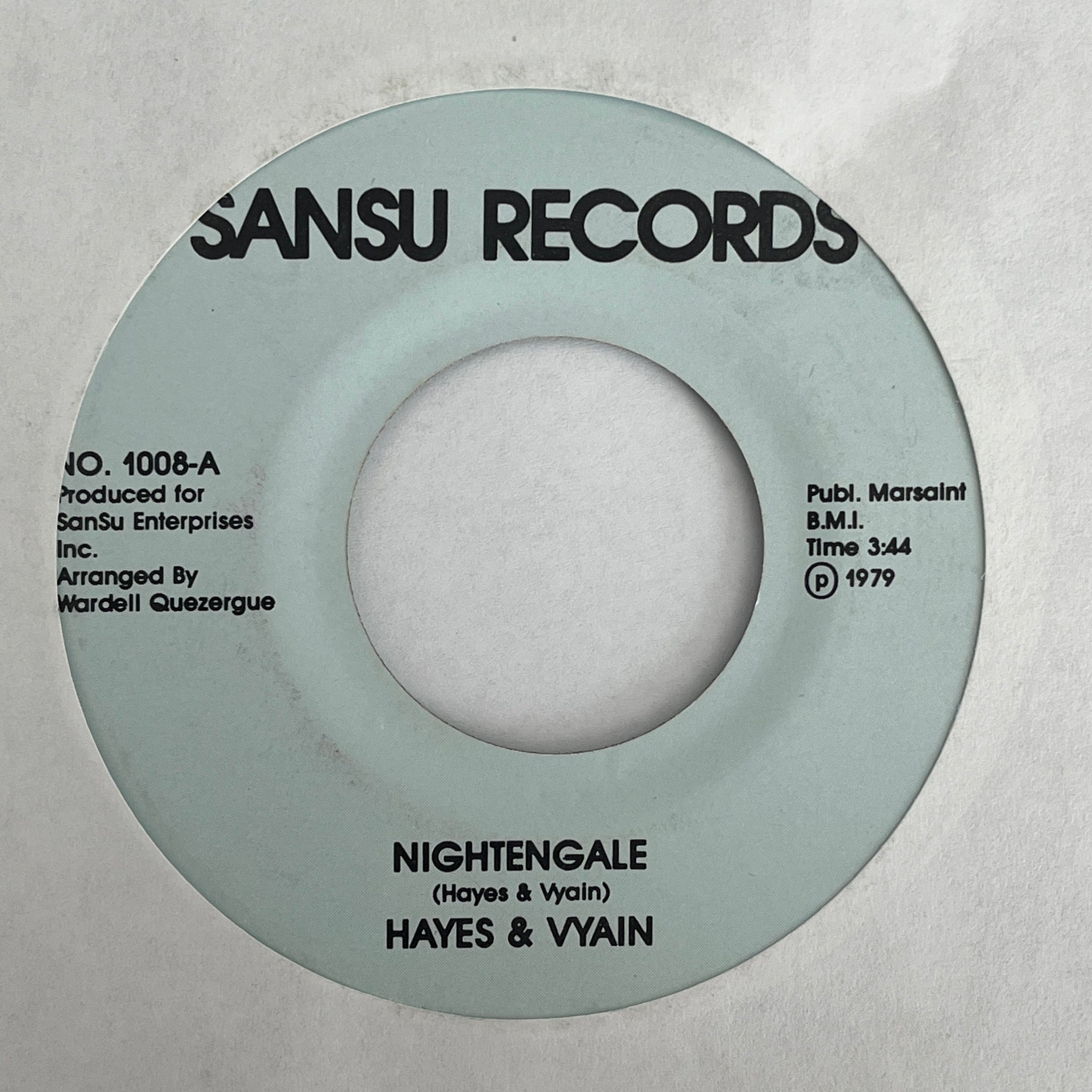 Hayes & Vyain ‎– Nightengale