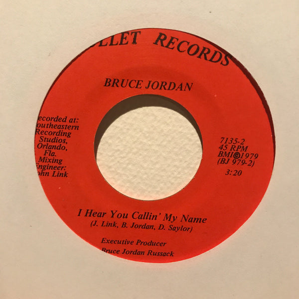 Bruce Jordan - I Hear You Callin' My Name / Liza's Song