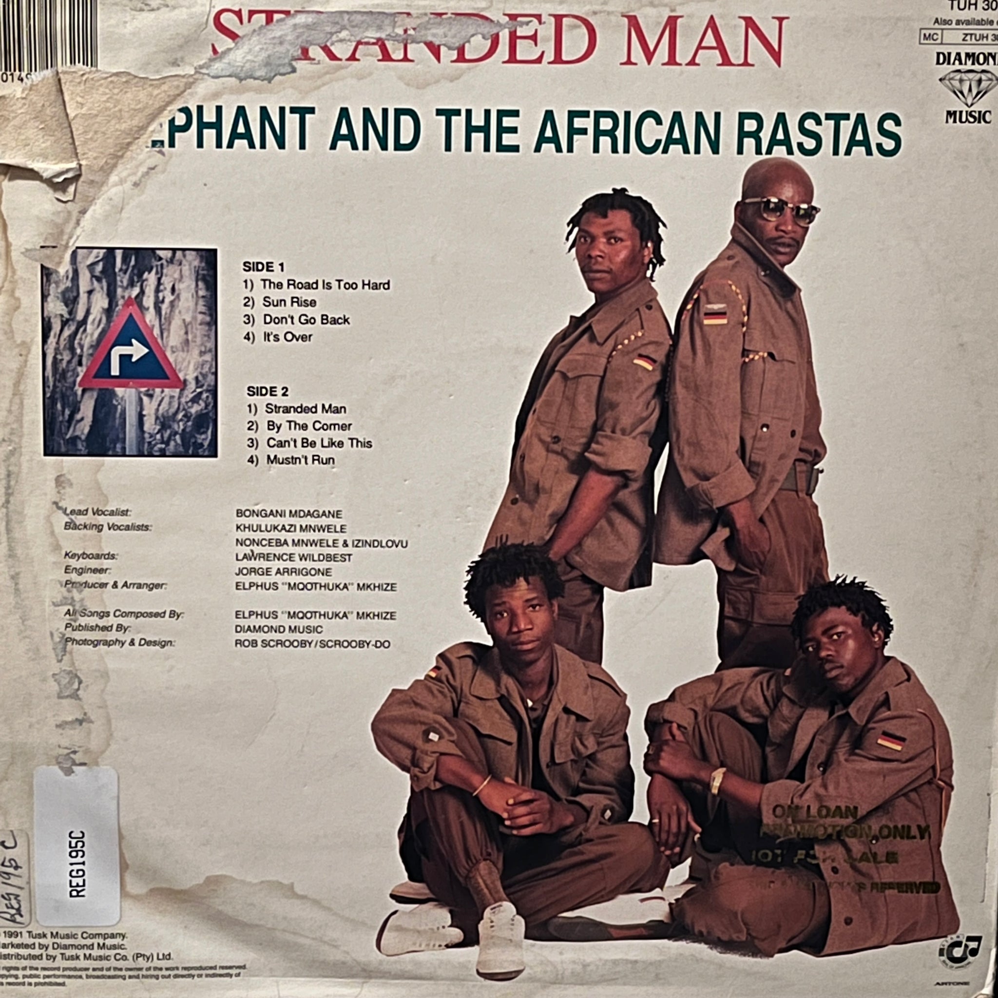 Elephant & The African Rastas ‎– Stranded Man