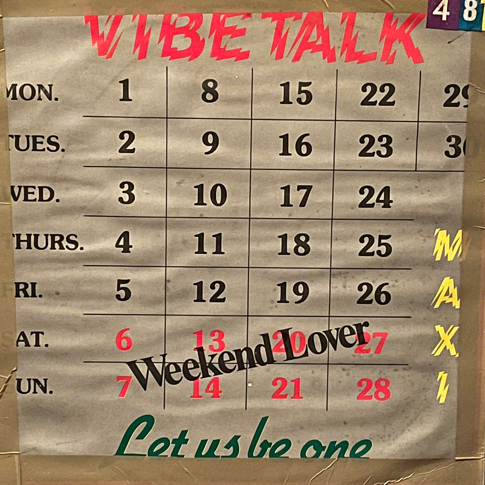 Vibe Talk – Weekend Lover / Let Us Be One