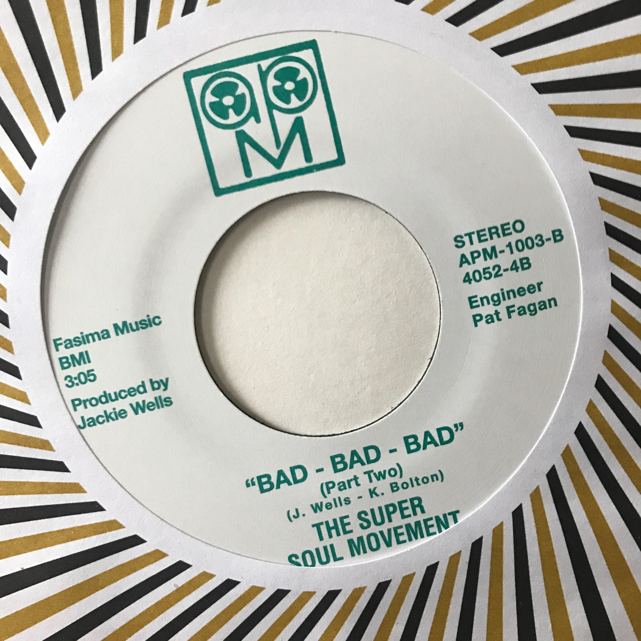 The Super Soul Movement ‎– Bad, Bad, Bad