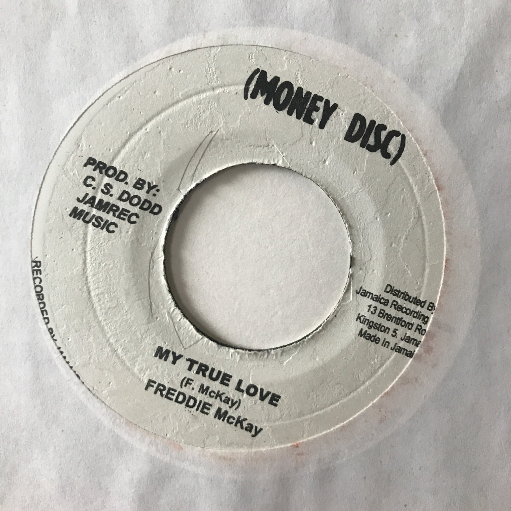 Freddie McKay ‎– My True Love