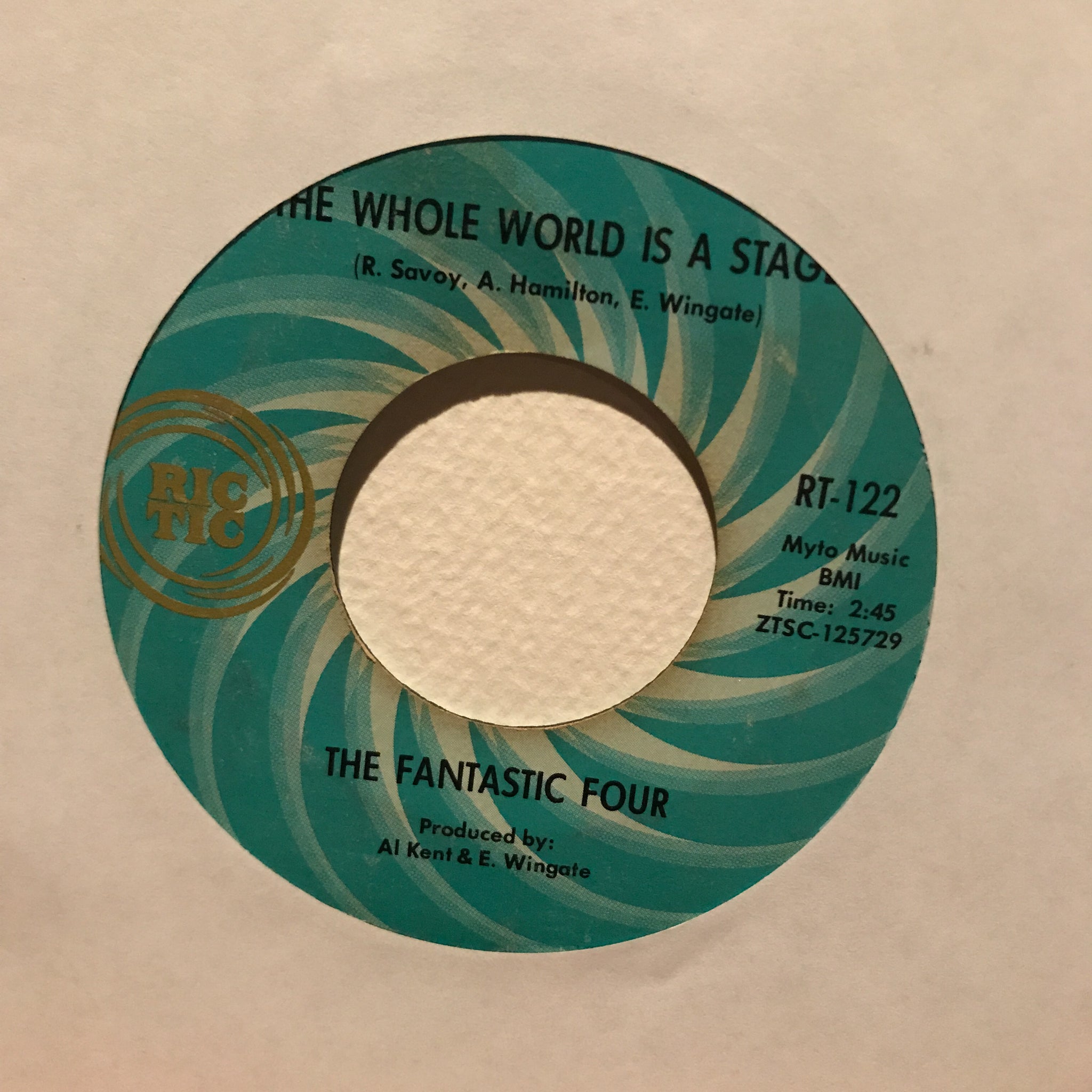 The Fantastic Four ‎– The Whole World Is A Stage / Ain't Love Wonderful
