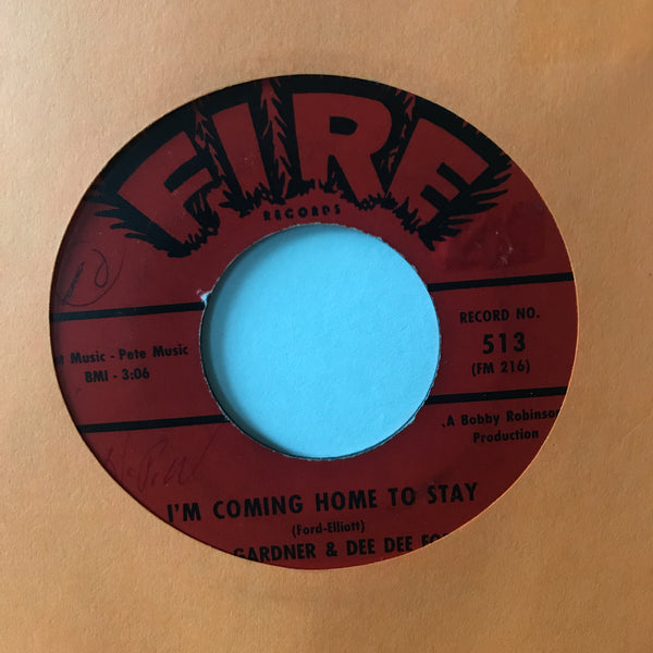 Don Gardner And Dee Dee Ford ‎– Don't You Worry / I'm Coming Home To Stay