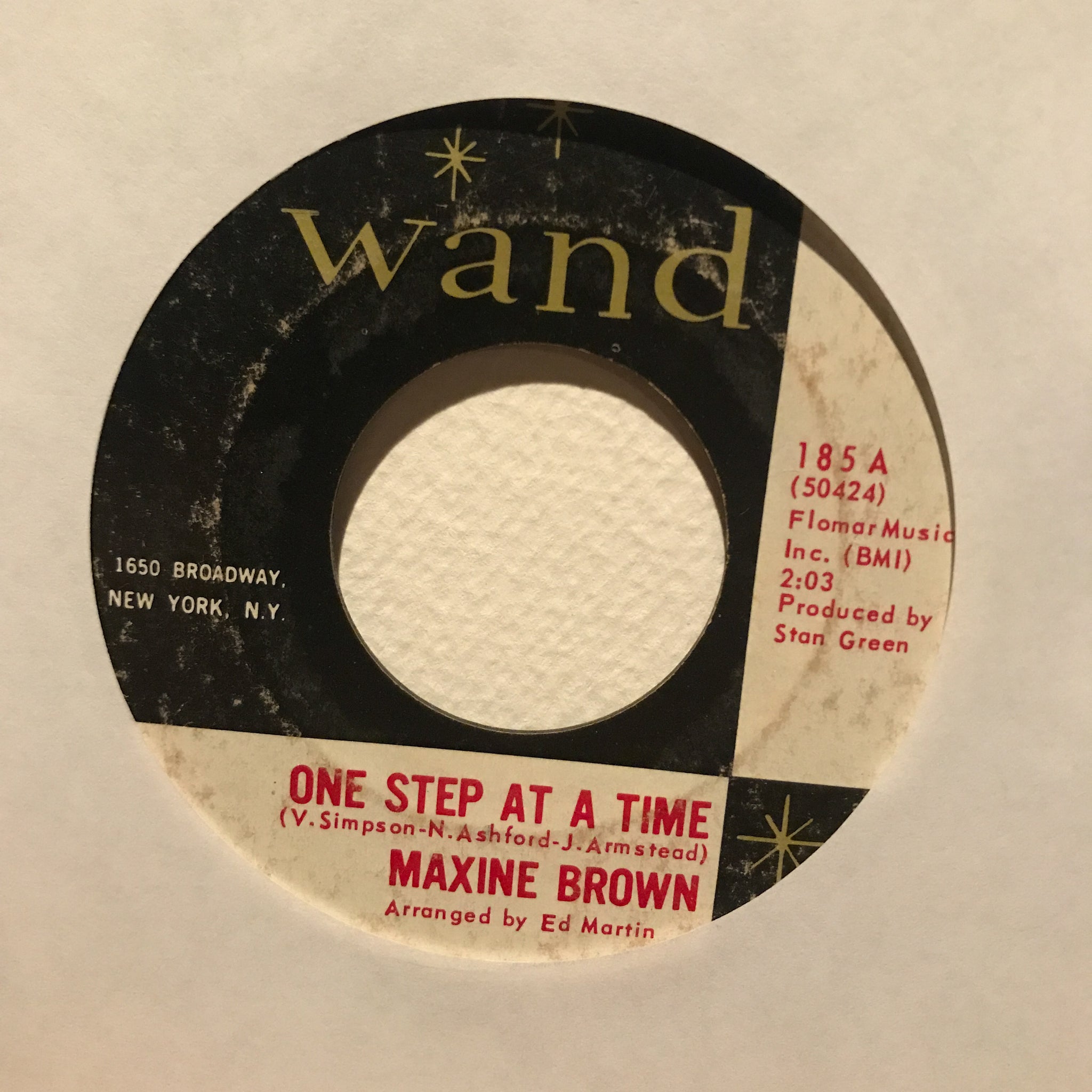 Maxine Brown ‎– One Step At A Time / Anything For A Laugh